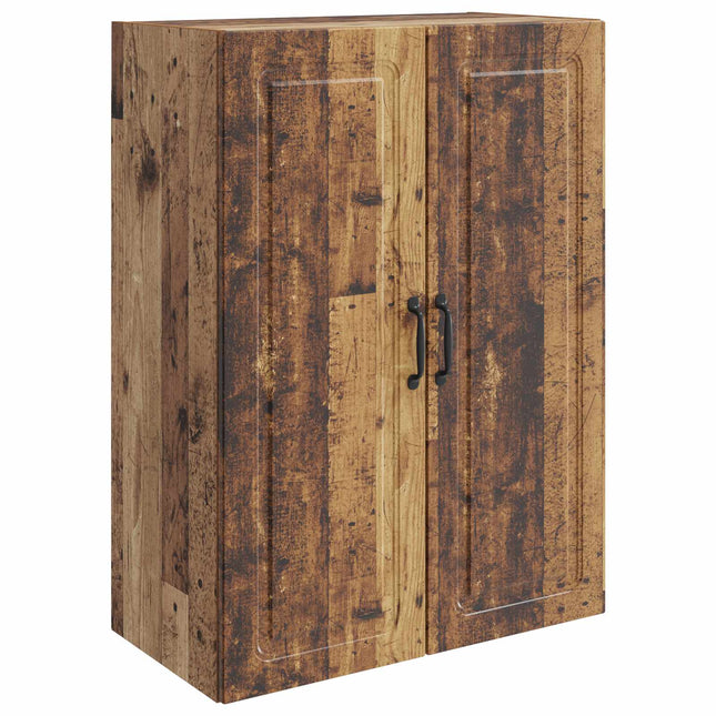 Väggmonterat skåp 66 x 34,5 x 90 cm Konstruerat trä Gammalt trä