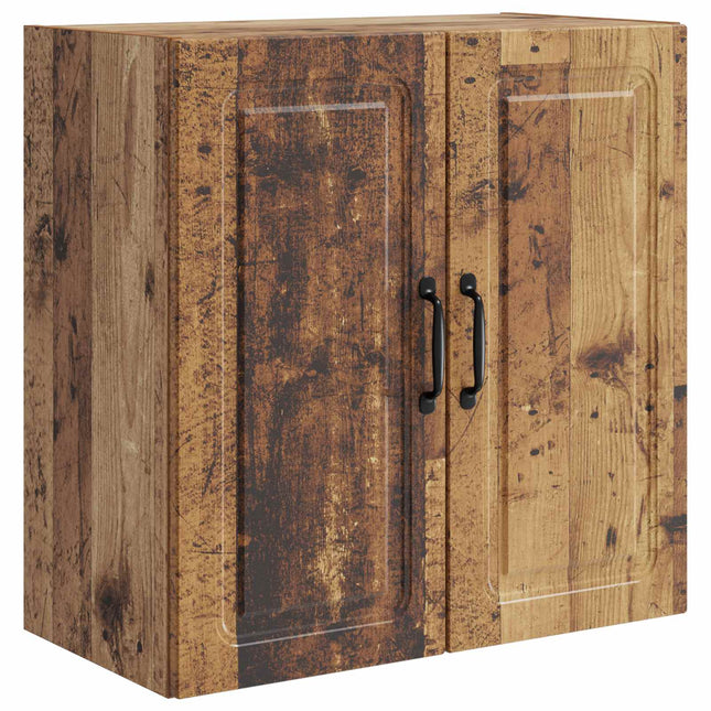 Väggmonterat skåp 59 x 31 x 60 cm Konstruerat trä Gammalt trä