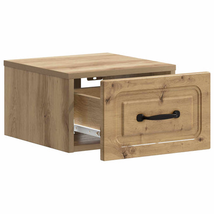 Väggmonterat Sängbord 2 pcs Artisan-ek 34,5 x 33 x 20 cm