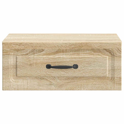 Väggmonterat Sängbord 2 pcs Sonoma-ek 49 x 34,5 x 20 cm