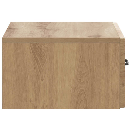 Väggmonterat Sängbord 2 pcs Artisan-ek 49 x 34,5 x 20 cm