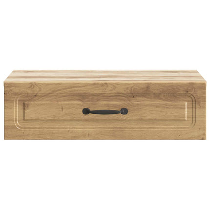 Väggmonterad sidobord Artisan-ek 59 x 34,5 x 17 cm