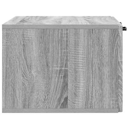 Väggmonterad TV-bänk Grå sonoma-ek 59,5 x 41 x 30 cm