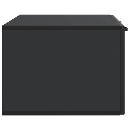 Väggmonterad TV-bänk Svart 78,5 x 41 x 30 cm Konstruerat trä