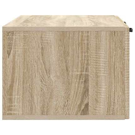 Väggmonterad TV-bänk Väggmonterad Sonoma-ek 78,5 x 41 x 30 cm