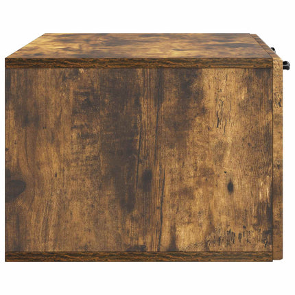 Väggmonterad TV-bänk Rökt ek 78,5 x 41 x 30 cm Konstruerat trä