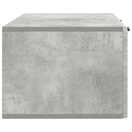 Väggmonterad TV-bänk Betonggrå 98 x 41 x 30 cm Konstruerat trä