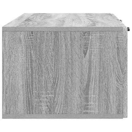 Väggmonterad TV-bänk Väggmonterad Grå sonoma-ek 98 x 41 x 30 cm