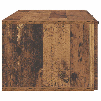 Väggmonterad TV-bänk Väggmonterad Gammalt trä 98 x 41 x 30 cm