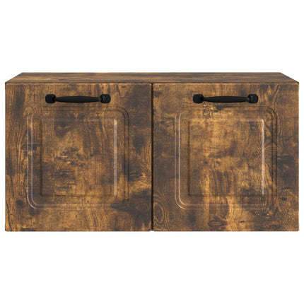 Väggmonterad TV-bänk Rökt ek 59,5 x 31 x 30 cm Konstruerat trä