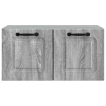 Väggmonterad TV-bänk Grå sonoma-ek 59,5 x 31 x 30 cm