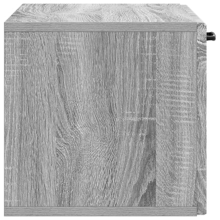 Väggmonterad TV-bänk Grå sonoma-ek 59,5 x 31 x 30 cm