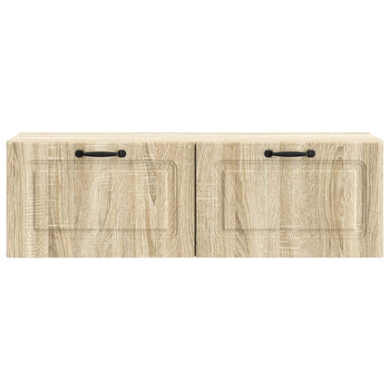 Väggmonterad TV-bänk Sonoma-ek 98 x 31 x 30 cm Konstruerat trä