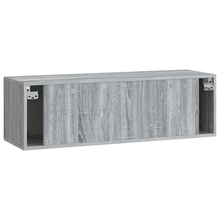 Väggmonterad TV-bänk Väggmonterad Grå sonoma-ek 98 x 31 x 30 cm