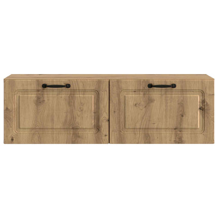 Väggmonterad TV-bänk Artisan-ek 98 x 31 x 30 cm Konstruerat trä