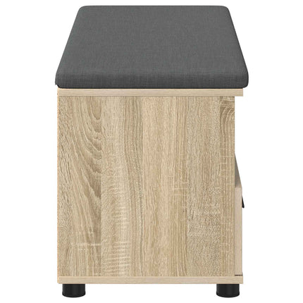 Hallbänk Sonoma-ek 100 x 38 x 46 cm Konstruerat Trä och Tyg