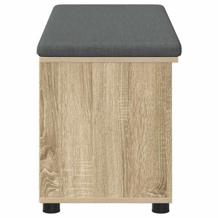 Hallbänk Sonoma-ek 100 x 38 x 46 cm Konstruerat Trä och Tyg
