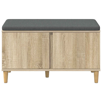 Hallbänk Sonoma-ek 80 x 38 x 46 cm Konstruerat Trä och Tyg
