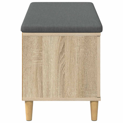 Hallbänk Sonoma-ek 100 x 38 x 46 cm Konstruerat Trä och Tyg