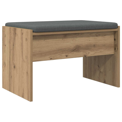 Hallbänk med kudde Artisan Ek 63 x 38 x 40 cm