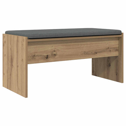 Hallbänk med kudde Artisan Ek 83 x 38 x 40 cm