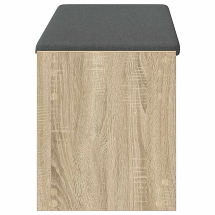 Hallbänk Sonoma-ek 103 x 38 x 45 cm Konstruerat Trä och Tyg