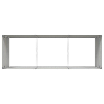 Planteringskärl Elfenben 290 x 100 x 75 cm Galvaniserat Stål