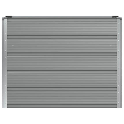 Planteringskärl Ljusgrå 100 x 40 x 75 cm Stål