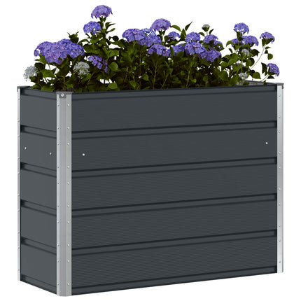 Planteringskärl Antracit 100 x 40 x 75 cm Stål