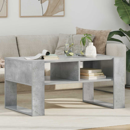 Kaffeebord Betonggrå 92 x 53 x 45 cm Konstruerat trä