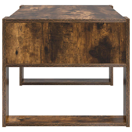 Kaffeebord med lagring Rökt ek 92 x 53 x 45 cm Konstruerat trä
