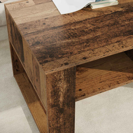 Kaffeebord Gammalt trä 92 x 53 x 45 cm Konstruerat trä