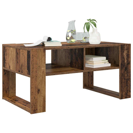 Kaffeebord Gammalt trä 92 x 53 x 45 cm Konstruerat trä
