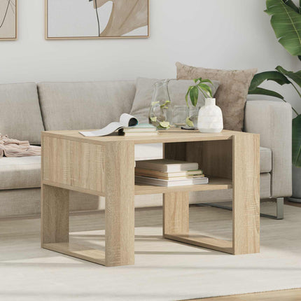 Kaffeebord Sonoma-ek 66 x 53 x 45 cm Konstruerat trä