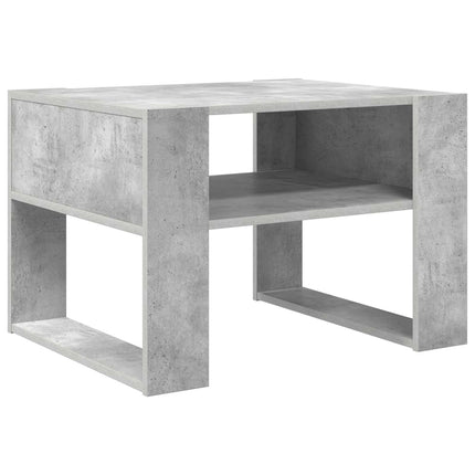 Kaffeebord Betonggrå 66 x 53 x 45 cm Konstruerat trä