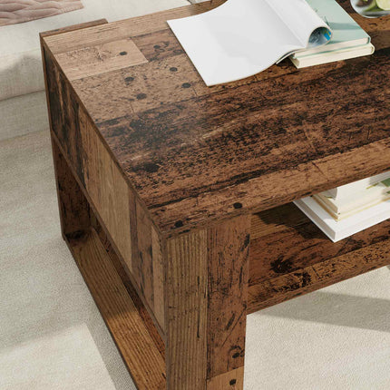 Kaffeebord Gammalt trä 66 x 53 x 45 cm Konstruerat trä