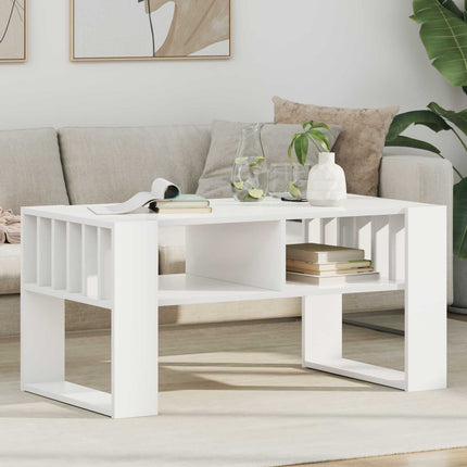 Kaffeebord Vit 92 x 49,5 x 45 cm Konstruerat trä
