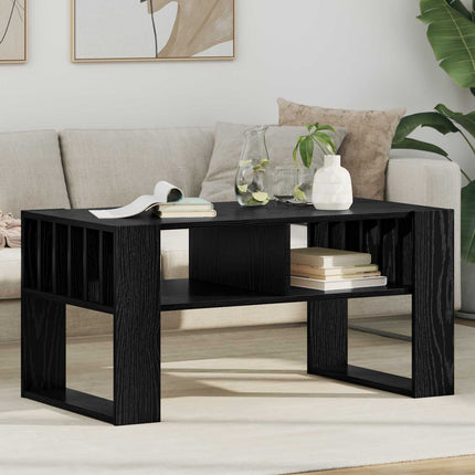 Kaffeebord Svart Ek 92 x 49,5 x 45 cm Konstruerat trä