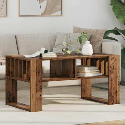 Kaffeebord Gammalt trä 92 x 49,5 x 45 cm Konstruerat trä