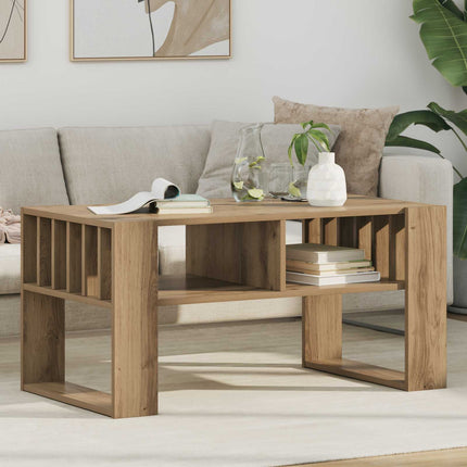 Kaffeebord Artisan Ek 92 x 49,5 x 45 cm Konstruerat trä