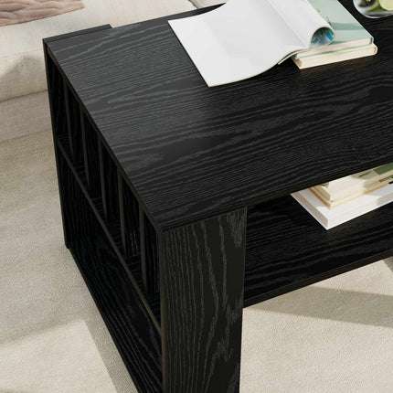 Kaffeebord Svart Ek 66 x 49,5 x 45 cm Konstruerat trä