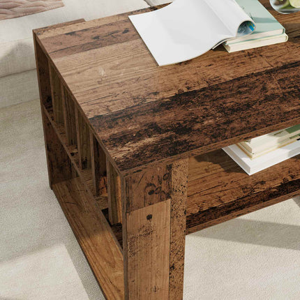 Kaffeebord Gammalt trä 66 x 49,5 x 45 cm Konstruerat trä