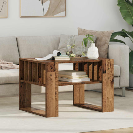 Kaffeebord Gammalt trä 66 x 49,5 x 45 cm Konstruerat trä