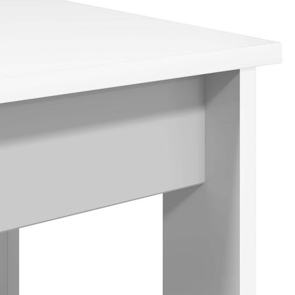 Kaffebordsset 2 st Vit 50 x 52 x 42 cm Konstruerat trä