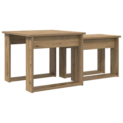Kaffebordsset 2 pcs Artisan Ek Konstruerat trä