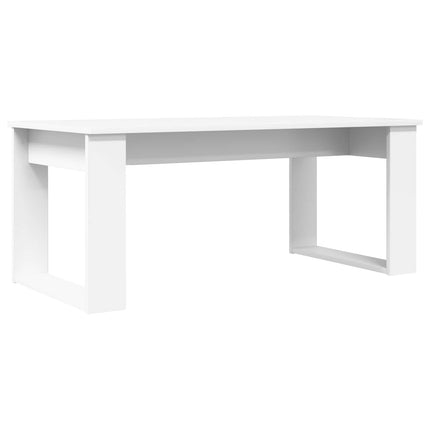 Kaffebordsset 2 st Vit 100 x 50 x 42 cm Konstruerat trä