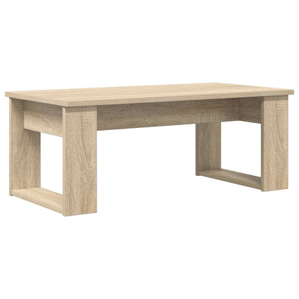 Kaffebordsset 2 st Sonoma-ek 100 x 50 x 42 cm Konstruerat trä