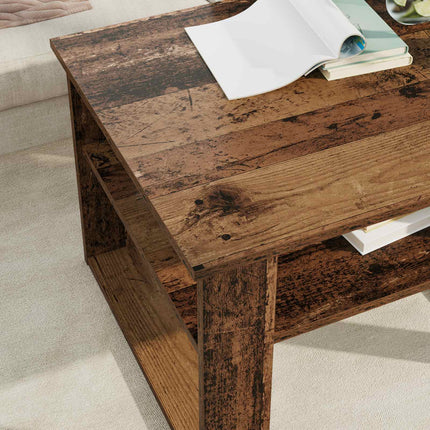 Kaffeebord Gammalt trä 64 x 54 x 44 cm Konstruerat trä