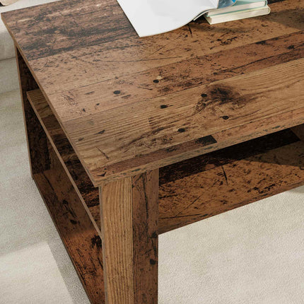 Kaffeebord Gammalt trä 96 x 54 x 44 cm Konstruerat trä