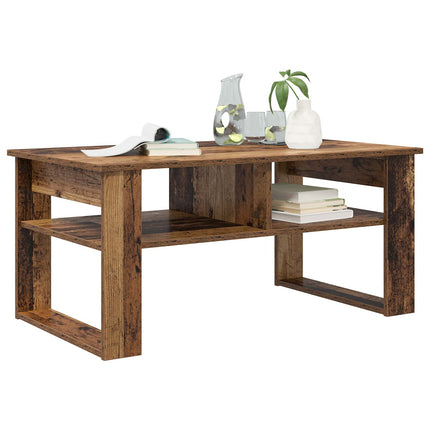 Kaffeebord Gammalt trä 96 x 54 x 44 cm Konstruerat trä